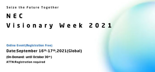 A NEC organiza a NEC Visionary Week 2021