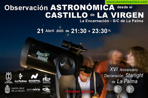 El Cabildo organiza una observación astronómica en Santa Cruz de La Palma