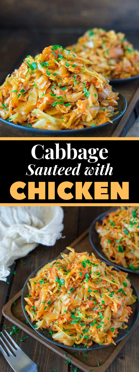 Cabbage Sauteed with Chicken #vegetable #bestrecipe