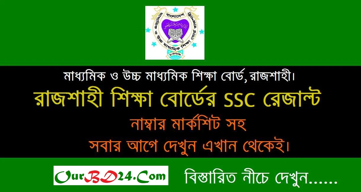 Rajshahi Board SSC Result 2024 www.rajshahieducationboard.gov.bd