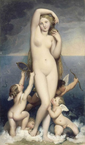 Venus Anadyomene, Ingres