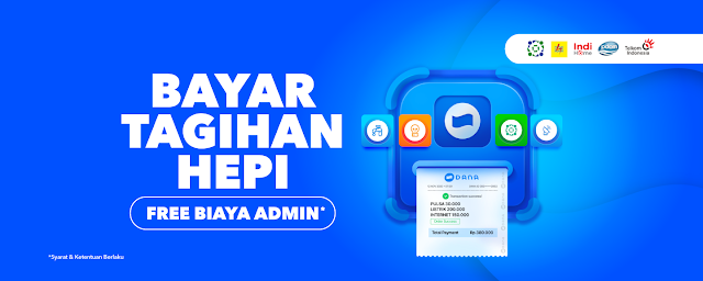 #Dana - #Promo Bayar Tagihan Pakai DANA Free Biaya Admin  (s.d 13 Desember 2020)