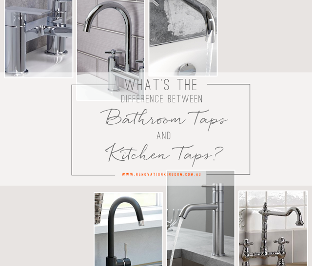 Difference & Similarities of Bathroom Taps & Kitchen Taps