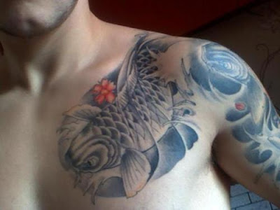 Chest Tattoo Quotes on Koi Fish Tattoos  Chest Tattoos  Tattoos For Mens  Tattoo Designs