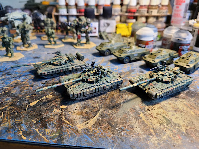 15mm, Ukrainian, tank, T-64bv, Khurasan Miniatures, Team Yankee, Flames of War, FOW