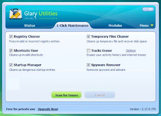 glary utilities Optimized Software software gratis terbaik untuk komputer anda