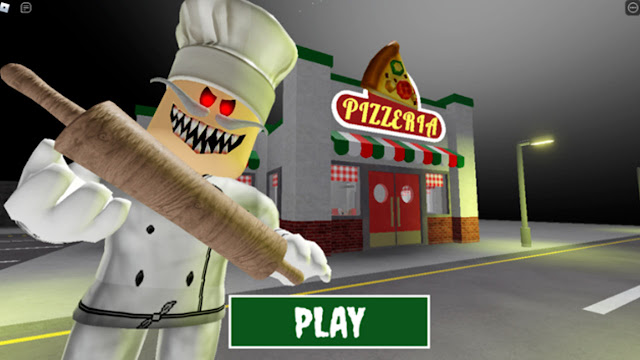 لعبه (الهروب من محل البيتزا) Escape Papa Pizza's Pizzeria في روبلكس