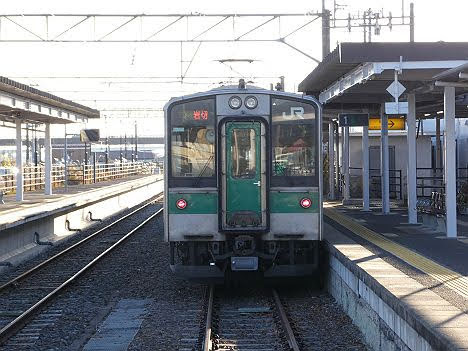 東北本線　ワンマン　岩切行き1　701系