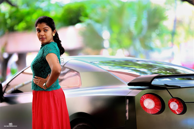 Riythvika Pic  In Red Ghagra 