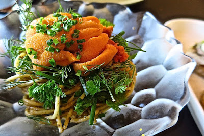 Claudine, hokkaido uni pasta