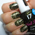 17 Gold Glitter Crackle & Femme Noir