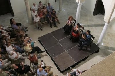 fiesta flamenca en el Museo Carmen Thyssen