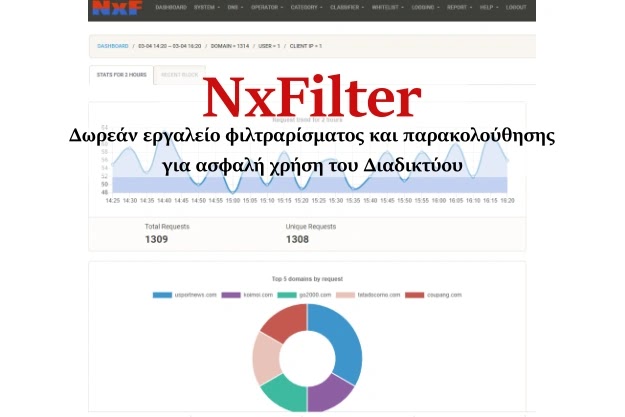 NxFilter - Δωρεάν εργαλείο φιλτραρίσματος και παρακολούθησης για ασφαλή χρήση του Διαδικτύου