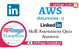 LinkedIn: AWS | Skill Assessment Quiz Solutions-1 | APDaga Tech