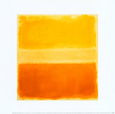 Mark Rothko Yellow and Orange 1956 Check out this beautiful pulsating 