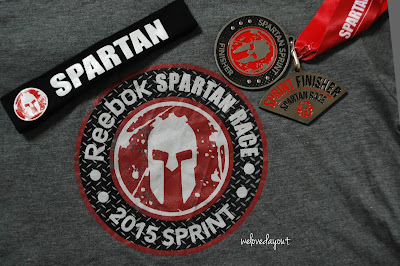 Spartan Singapore finisher tshirt and medal