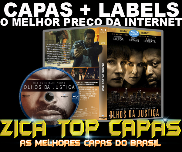CAPA DO DVD - OLHOS DA JUSTIÇA - BLURAY - LABEL - 2016