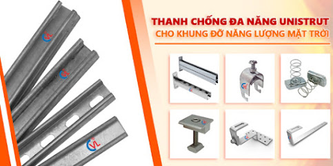 Thanh đa năng Unistrut CVL cho khung đỡ năng lượng mặt trời