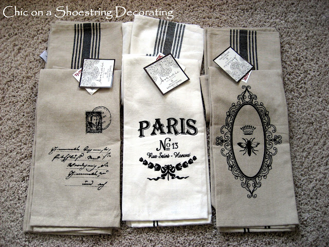 document Paris kitchen towels