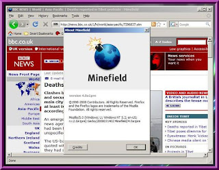 FireFox Minefield 4.0a1pre - Thinstalled