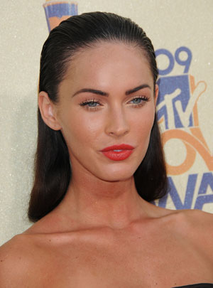 megan fox makeup tips. megan fox hair colour. megan