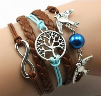 bracelet-dresslink-avis-mode-shopping-bleu-infinity