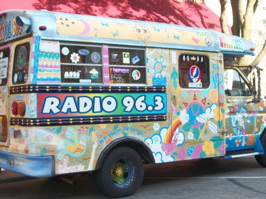 Corporate Hippie Oxymoron Art Bus - Radio 96.3 Cool Bus