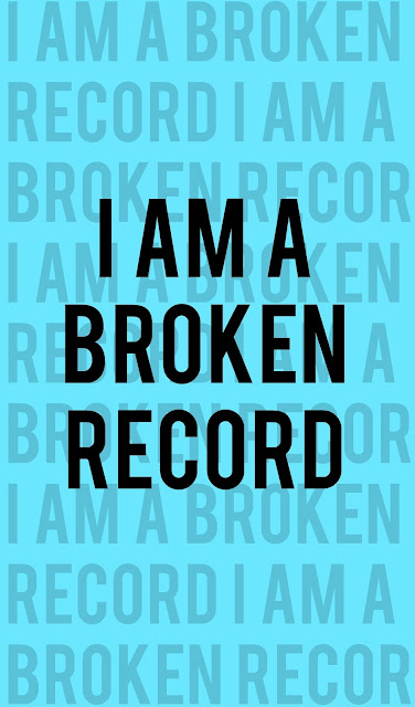 Parenting sometimes feels the same as a broken record--always repeating ourselves.  But who's learning more: our kids or us?