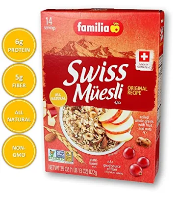 Swiss Muesli Cereal Original Recipe by Familia