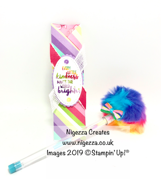 Stampin Up How Sweet Nigezza Creates Pen holder