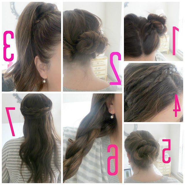 simple hairstyles step by step for medium hair indian