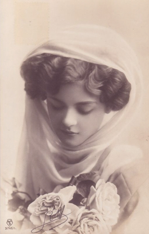 vintage woman portrait