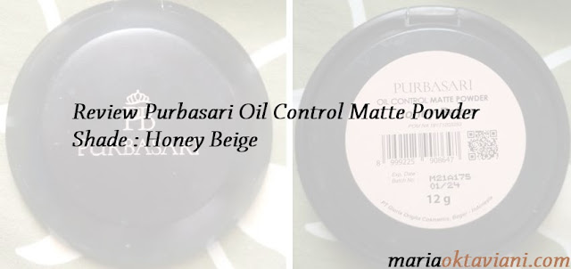 Review Purbasari Oil Control Matte Powder Honey Beige