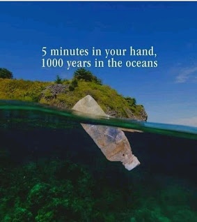 plastic: 5 minute in your hand and 1000 years in ocean