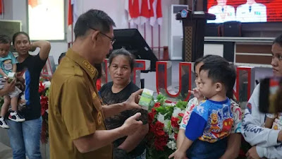 Hengky Honandar Sambut Tim Safari Stunting TPPS Pemprov Sulut di Kota Bitung