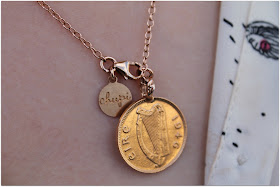 Chupi Irish Farthing Coin Necklace