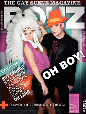 Boy George Oh Land - Boyz Magazine