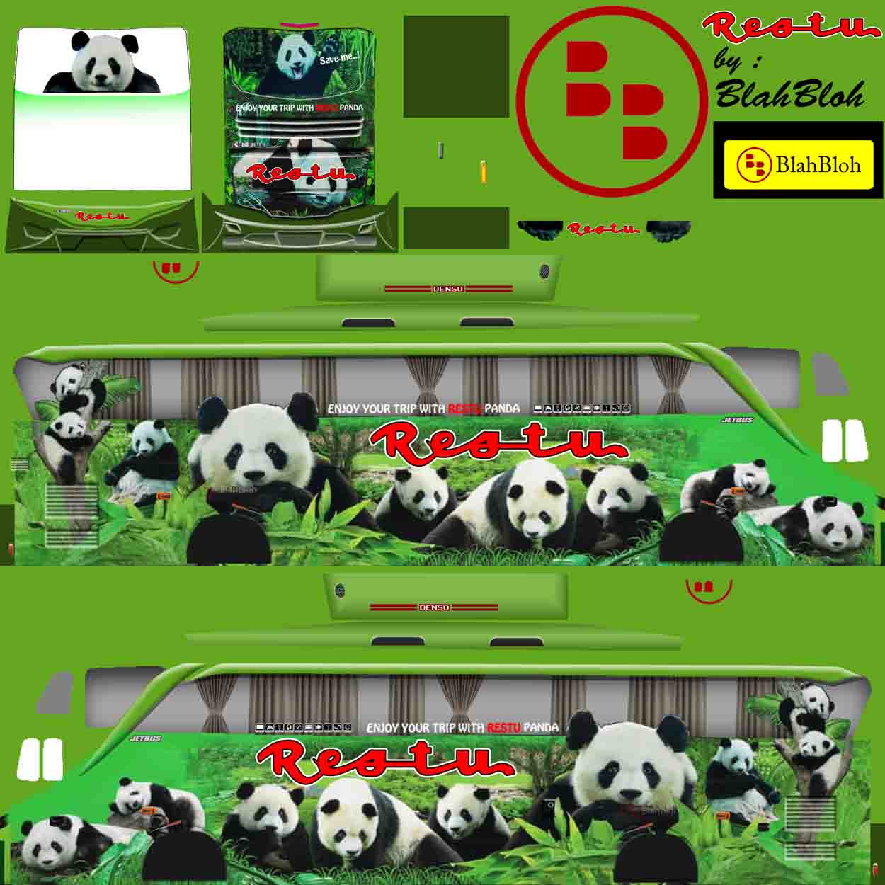 download livery restu panda