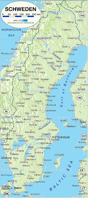 Mapamundi Mapa de Suecia Europa