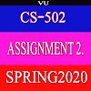 CS502 ASSIGNMENT SOLUTION NO.2 SPRING2020