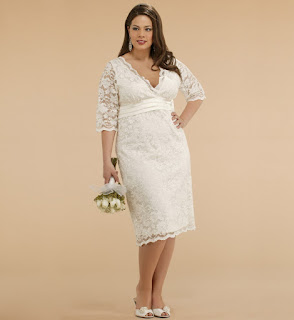 plus size wedding dresses with color