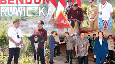 Presiden Jokowi Resmikan Bendungan Kuwil Kawangkoan Minut