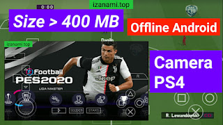 Jeu de Football - PES 2020 PPSSPP Android Meilleurs graphiques hors ligne 400 Mo