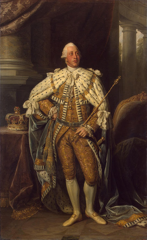 Portrait of George III by Nathaniel Dance-Holland - Portrait paintings from Hermitage Museum