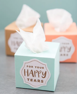 Mini Wedding Tissue Boxes DIY