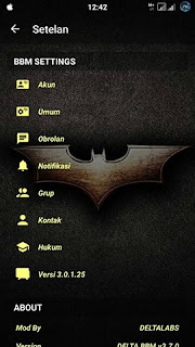 Download BBM MOD Delta Batman v3.0.1.25 Apk Terbaru