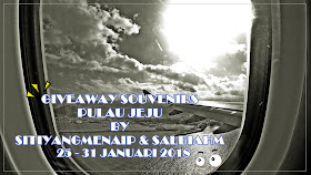 GIVEAWAY SOUVENIRS PULAU JEJU BY SITIYANGMENAIP & SALBIAHM, Giveaway, Blogger, Hadiah, Peserta, Pemenang, Keychain, Fridge Magnet,