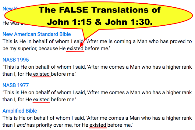 John 1:15 & John 1:30.