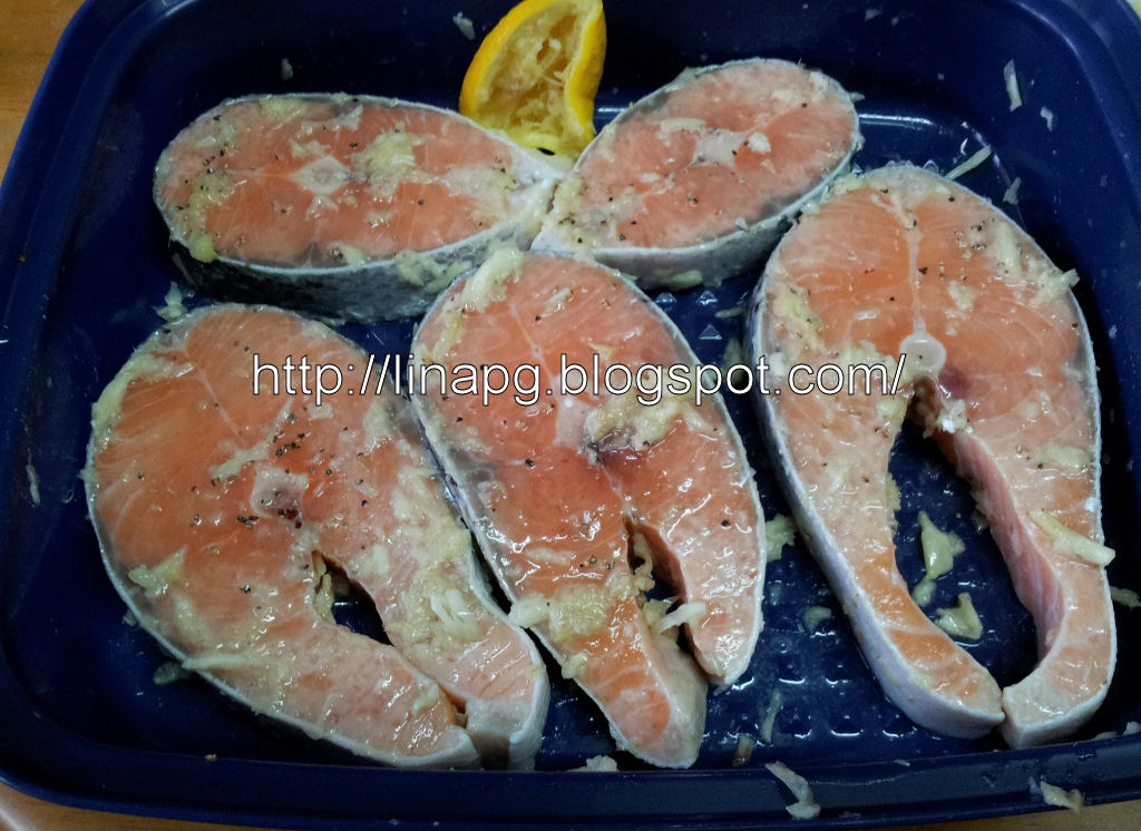 Salmon Grill & Sos Putih - TERATAK MUTIARA KASIH