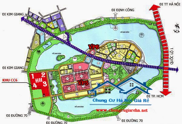 Vị Trí Chung cư HH3 Linh Đàm Vị Trí Chung cư HH3 Linh Đàm